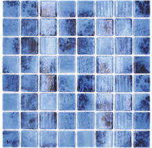 Mozaic piscină sticlă VP56385PUR albastru 31,6x31,6 cm