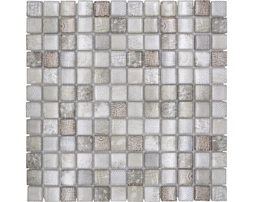 Mozaic sticlă XCM WL34 bej 29,8x29,8 cm-0