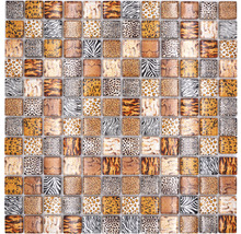 Mozaic sticlă XCM WL54 maro 29,8x29,8 cm