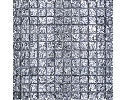 Mozaic sticlă XCM 8SB4 argintiu 29,8x29,8 cm