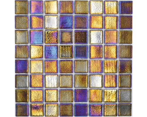 Mozaic piscină sticlă VP55386PUR negru 31,6x31,6 cm