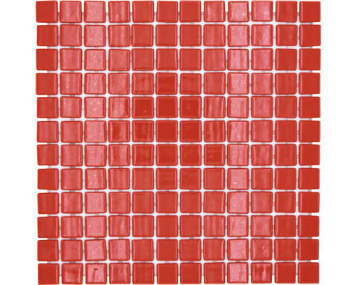 Mozaic piscină sticlă VP25808PUR roșu 31,6x31,6 cm