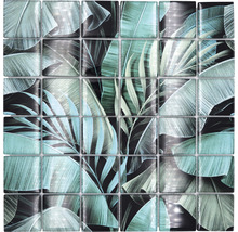 Mozaic sticlă XCM RF05 verde 29,8x29,8 cm