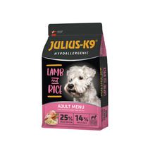 Hrană uscată pentru câini JULIUS-K9 Adult Hypoallergenic cu miel și orez 12 kg-thumb-0
