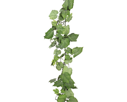 Plantă artificială Ghirlandă viţă de vie H 165 cm verde