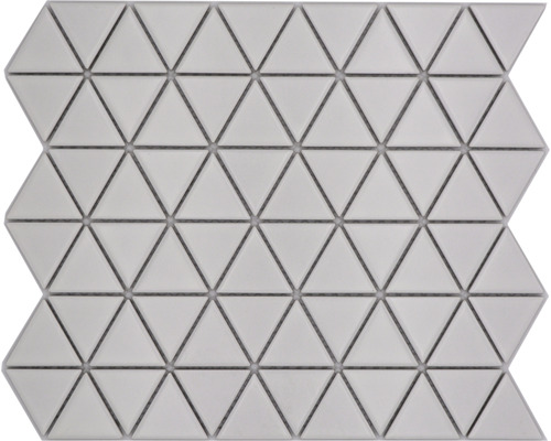 Mozaic piscină ceramic CG TR 41 alb mat 25,2x29,1 cm