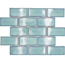 Mozaic piscină ceramic HSS 716 verde 26,5x30,9 cm