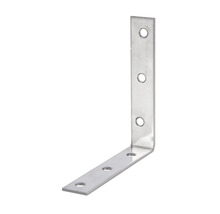 Conector unghiular metalic cu mai multe găuri pentru fixare