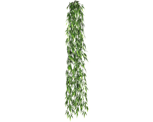 Plantă artificială bambus suspendat H 120 cm verde