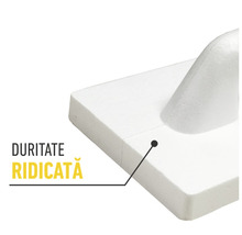 Imagine detaliată a unei suprafețe de drișcă cu duritate ridicată