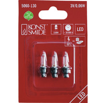 Logo Konstsmide. Trei becuri LED în ambalaj