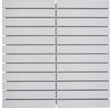 Mozaic piscină ceramic CG ST 220 alb mat 29,6x30 cm