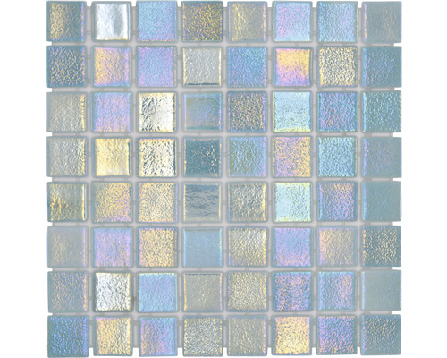 Mozaic piscină sticlă VP55383PUR verde 31,6x31,6 cm