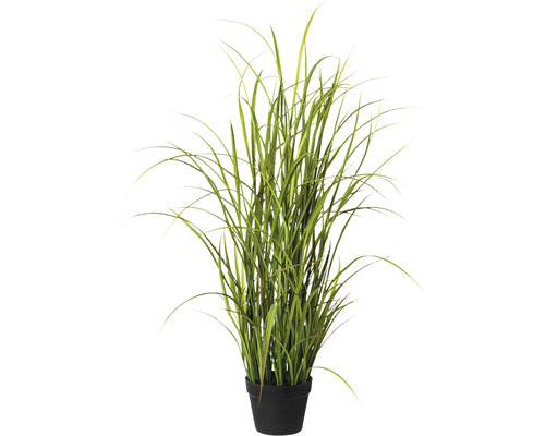 Plantă artificială Iarbă în ghiveci H 120 cm verde