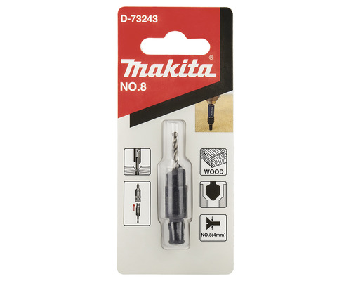 Burghiu Makita cu opritor de adâncime, mărimea 8