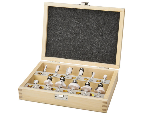 Set freze pentru lemn în casetă din lemn