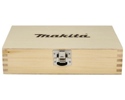 Cutie din lemn Makita cu închidere metalică
