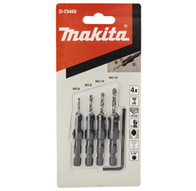 Set burghie cu zencuitor Makita Ø2,4-3,6 mm, 4 piese