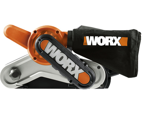 Șlefuitor electric cu bandă Worx WX661.1 950W 76x130 mm, accesorii incluse