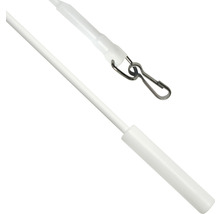 Vergea acționare, albă, 100 cm, pachet 2 bucăți