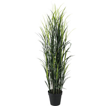 Plantă artificială Iarbă în ghiveci H 150 cm verde