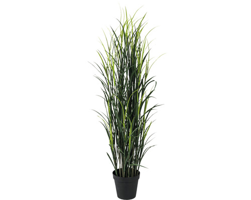 Plantă artificială Iarbă în ghiveci H 150 cm verde