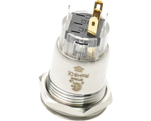 Buton metalic cu piuliță de fixare