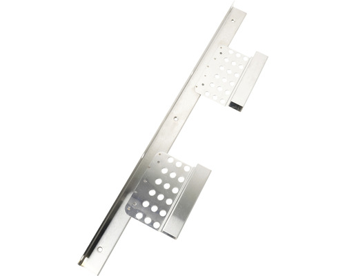 Suport metalic cu găuri pentru montare pe perete