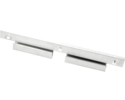 Tavă de captare din oțel inoxidabil cu suporturi pentru grătar