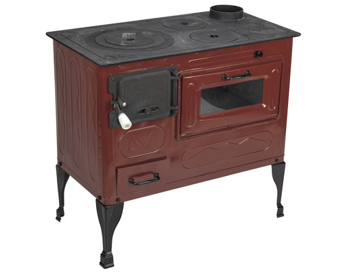 Sobă cu plită și cuptor de fontă pentru gătit, 7,5 kW, 78x73x42 cm, dreapta Sobă cu plită și cuptor de fontă pentru gătit, 7,5 kW, 78x73x42 cm, dreapta