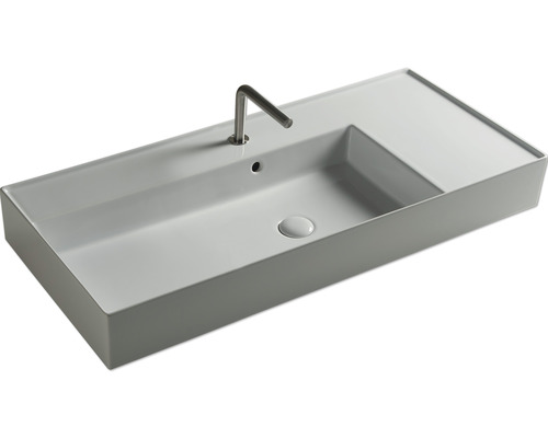 Chiuvetă de baie din ceramică sanitară cu baterie