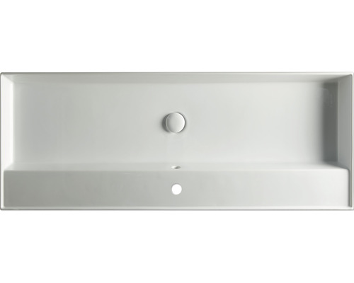 Chiuvetă dreptunghiulară ceramică cu scurgere