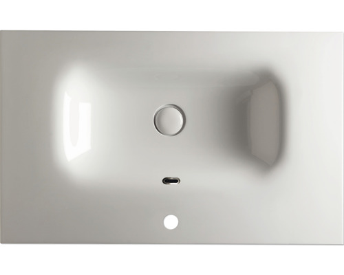 Chiuvetă din ceramică cu scurgere