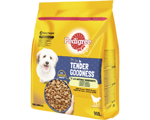 Hrană uscată pentru câini Pedigree Adult Tender Goodness cu pui 900 g