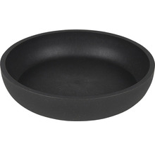 Vas negru pentru plante din plastic