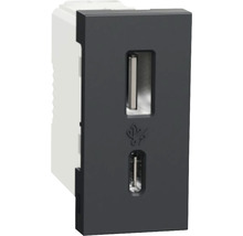 Inserție priză USB cu conexiune USB-A și USB-C