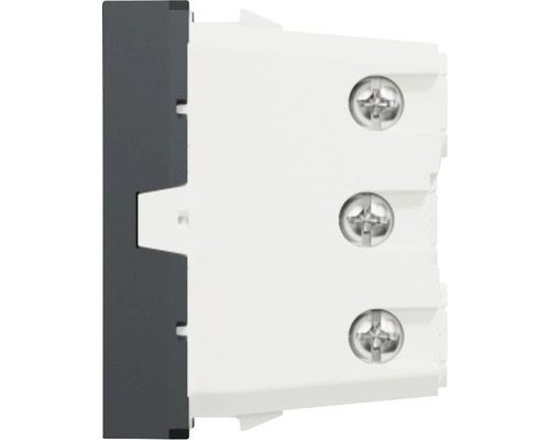 Vedere laterală a unui întrerupător cu trei șuruburi