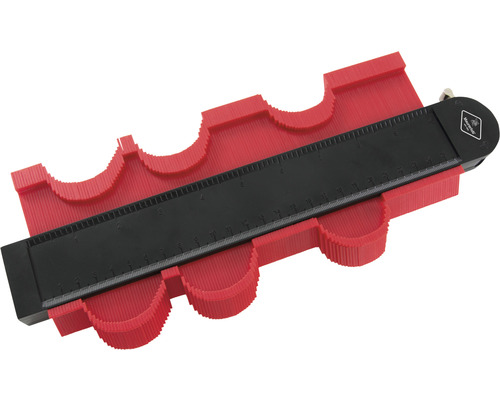 Șablon de contur cu scară de măsurare pentru transferul formei