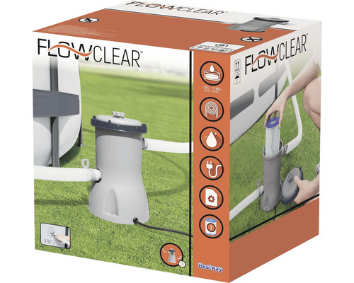 Ambalajul unei pompe de filtrare Flowclear pentru piscine