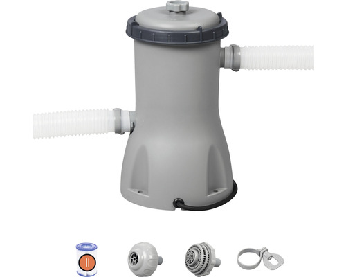 Pompă de filtrare pentru piscină cu accesorii pentru curățarea piscinei