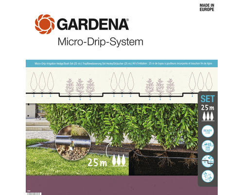Gardena Micro-Drip-System set pentru gard viu 25 metri