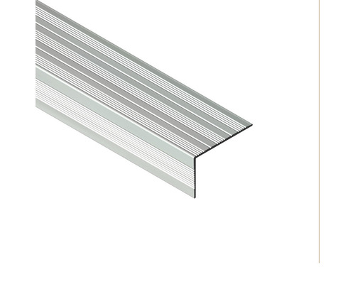 Profil metalic pentru marginea scărilor cu caneluri