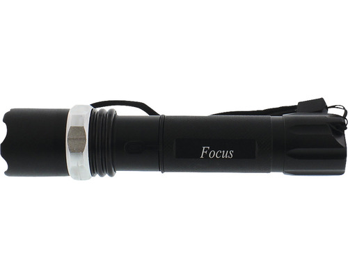 Lanternă neagră cu curea de mână