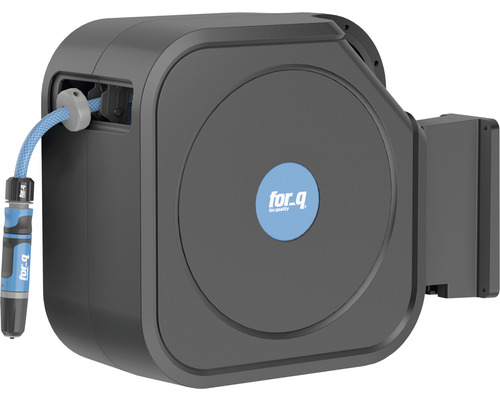 Cutie de furtun retractabil cu furtun de grădină și logo for.q