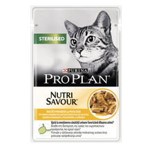 Hrană umedă pentru pisici PURINA Pro Plan Sterilised cu pui 85 g-thumb-0