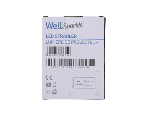 Ambalajul unui reflector LED Well Sparkle