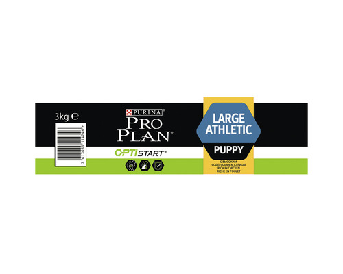 Purina Pro Plan Large Athletic Puppy hrană uscată, 3 kilograme