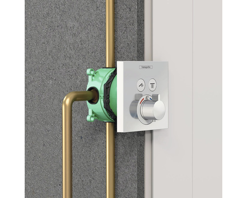 Termostat încastrat cu robinet pentru duș