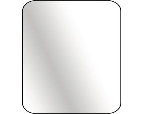 Oglindă dreptunghiulară cu colțuri rotunjite