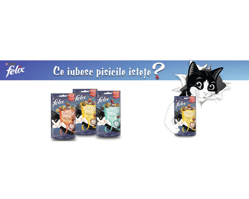 Gustări pentru pisici Felix Party Mix